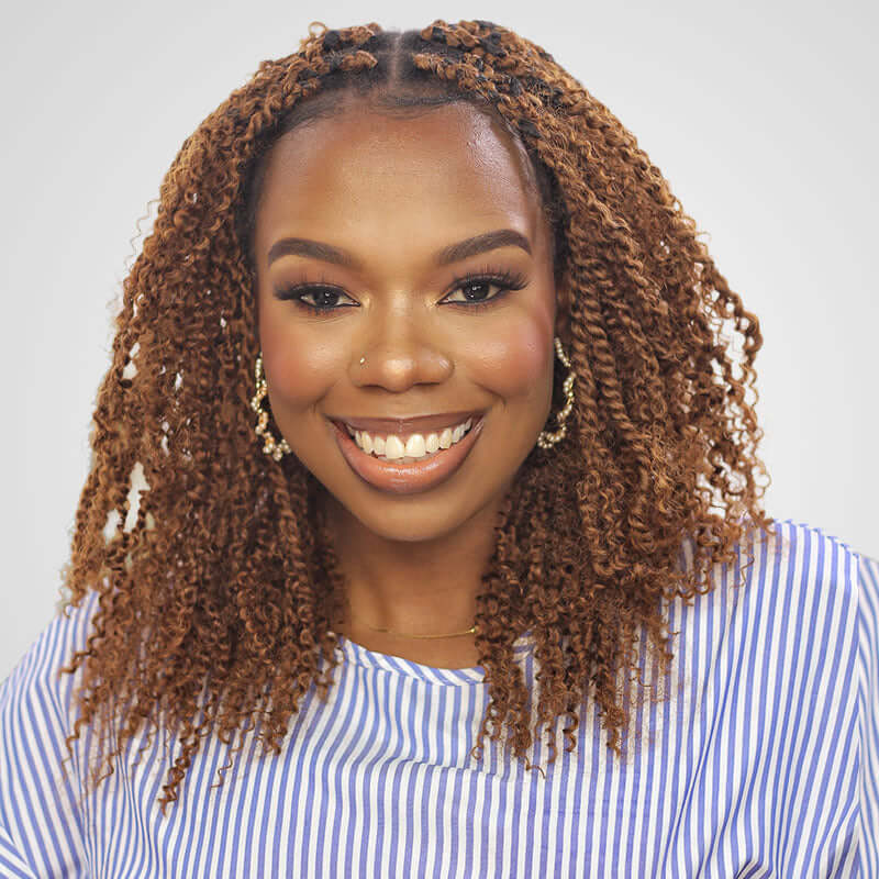 afro kinky bulk crochet braiding hair for black women 