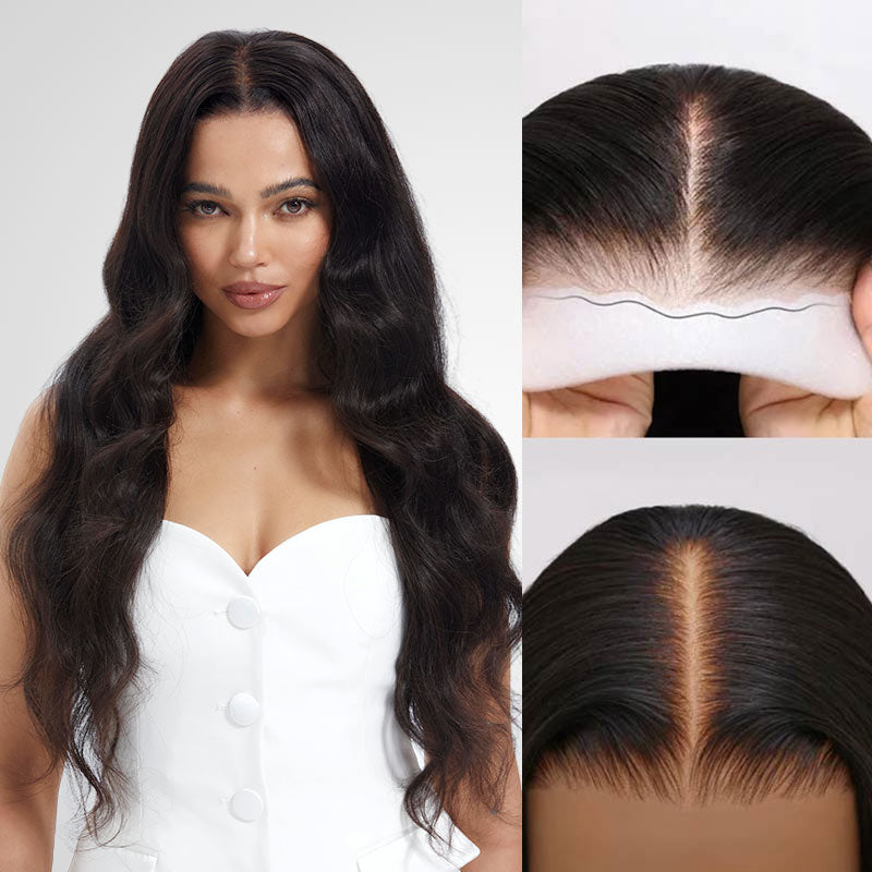 glueless human hair wigs with soft natural body wave