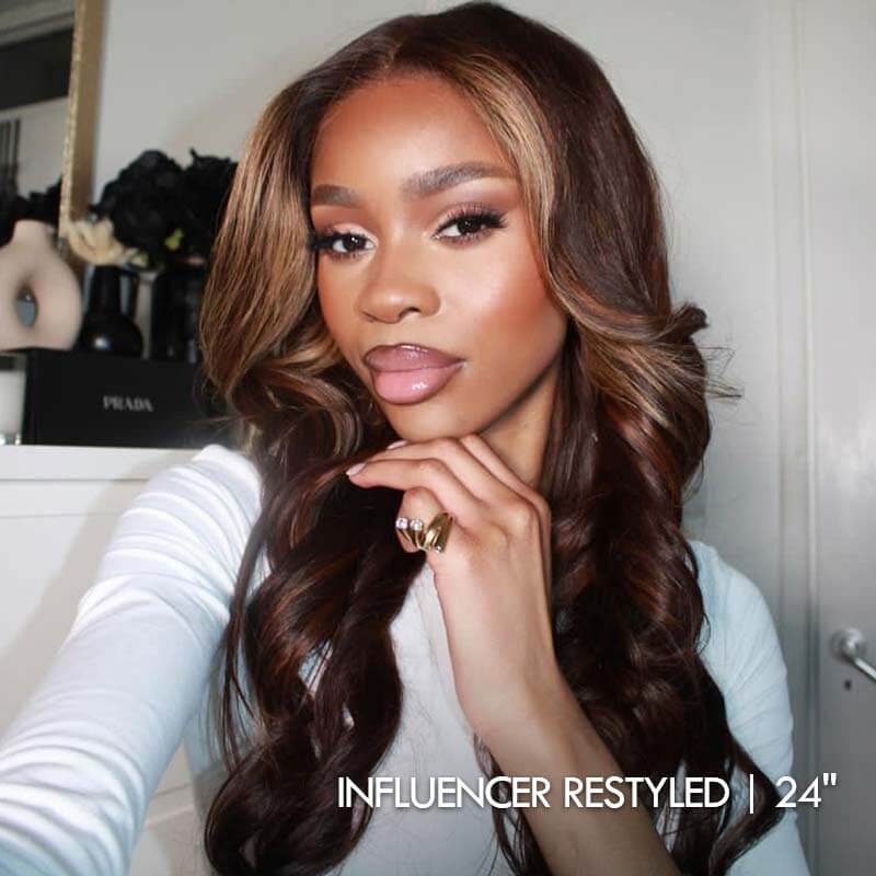 natural blend glueless human hair wigs in 4/27/30 color