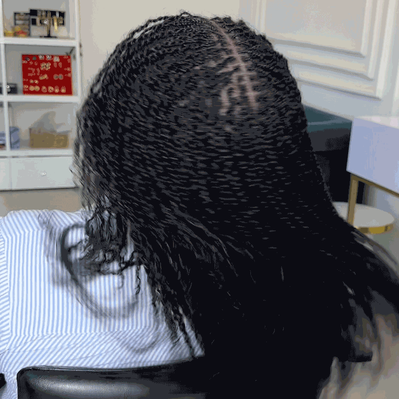QVR cheveux brésiliens Remy Afro crépus bouclés cheveux humains en vrac pour tresser les cheveux Dreadlock