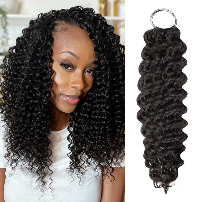 qvr human hair soft kinky curly crochet hair same texture as yours