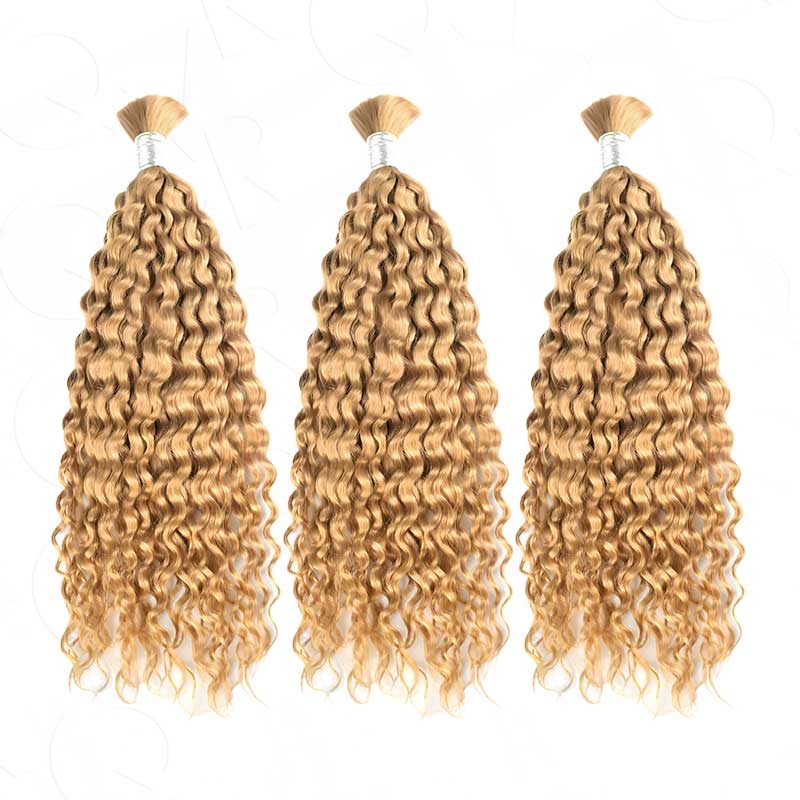 3 pack honey blonde bulk braiding hair