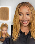 qvr 3 packs honey blonder color afro kinky bulk human hair extensions