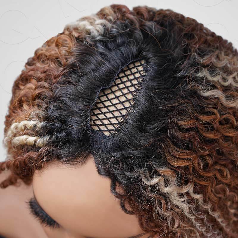 v part wig top opening details of 