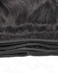 weft hair weave human hair bundles natura black color