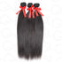 qvr 12A silky straight natural black human hair bundles body wave hair weave