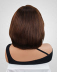 lightweight bob wigs with a pre-styled layered finish