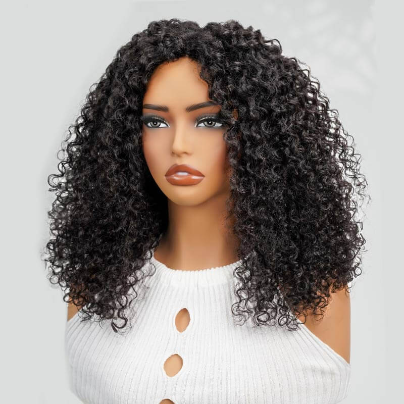 soft twist curly v part wigs for protective styling