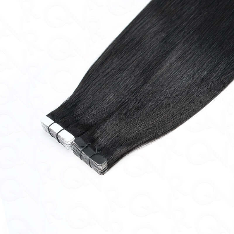 premium human hair tape in hair extensions