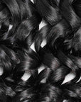 QVR French Curl Human Bulk Hair Extensions for Boho Knotless Braiding
