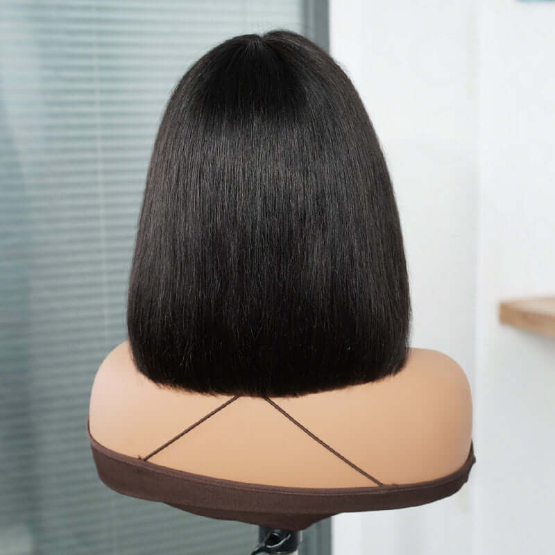 healthy no split end human hair wigs short bob styles
