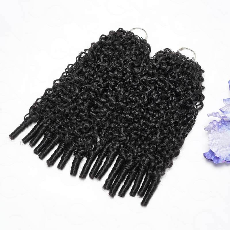 crochet human hair extensions bouncy curls for black women