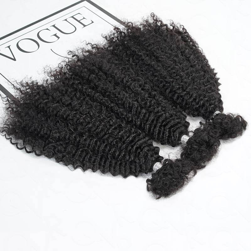 100% human hair bulk no split end for knotless braiding