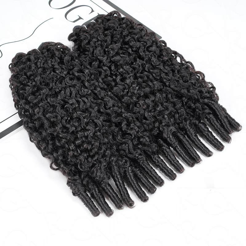 qvr hair natural black burmese curly human hair bundles