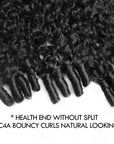healthy end no split natural textured human hair bundles