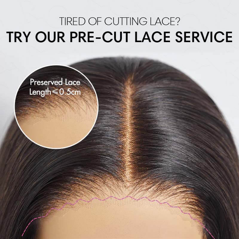 QVR Pre Everything Wear and Go Glueless Water Wave Lace Front Wig Voluminous Human Hair Wigs