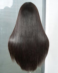 silky straight human hair wig no split end