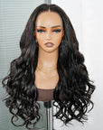 lace frontal human hair wigs with loose body wave texture