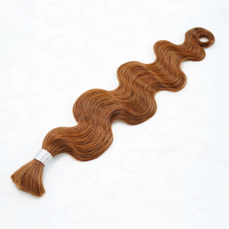 glossy high quality human hair bulk for knotless braiding