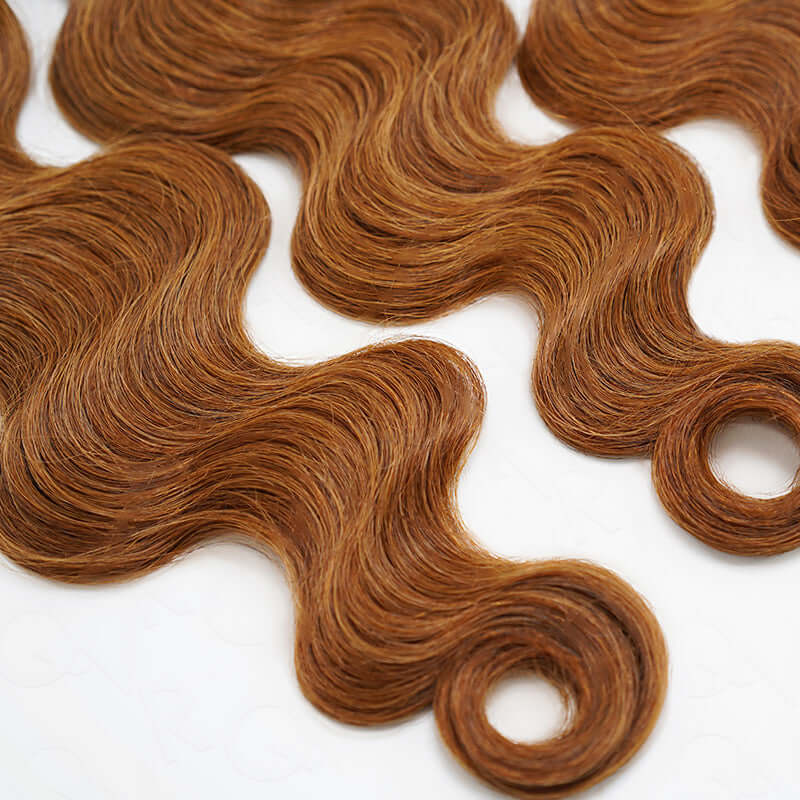 bulk human hair in brown color for braiding, no tangling