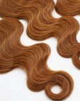 bulk human hair in brown color for braiding, no tangling