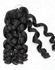 french curl natural black crochet braids curly crochet hair