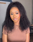 BFCM Combo|QVR Twist Curly Half Wig Human Hair