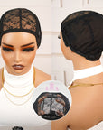 QVR Breathable Wig Cap with Ajustable Strap for Making Wigs
