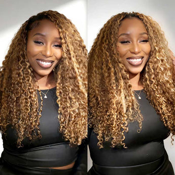 50% OFF|Highlight #P4/27 Burmese Curly Crochet Hair