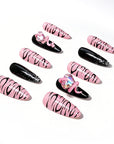 US Only|QVR Pink Ink Sweetheart Press-On Nails