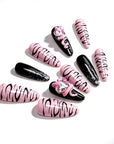 US Only|QVR Pink Ink Sweetheart Press-On Nails