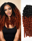 QVR Burmese Curly Feather Crochet Human Hair 