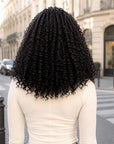 QVR Afro Kinky Curly Human Bulk Hair Extensions for Boho Knotless Braiding