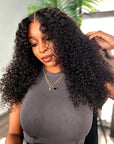 QVR Burmese Curly 5X5 Lace Closure Wig Wear To Go 4Pre Design Virgin Human Hair Wigs