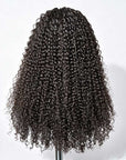 QVR Wear and Go Glueless Jerry  Curly Lace Front Wig Full Density Human Hair Wigs For Black Women