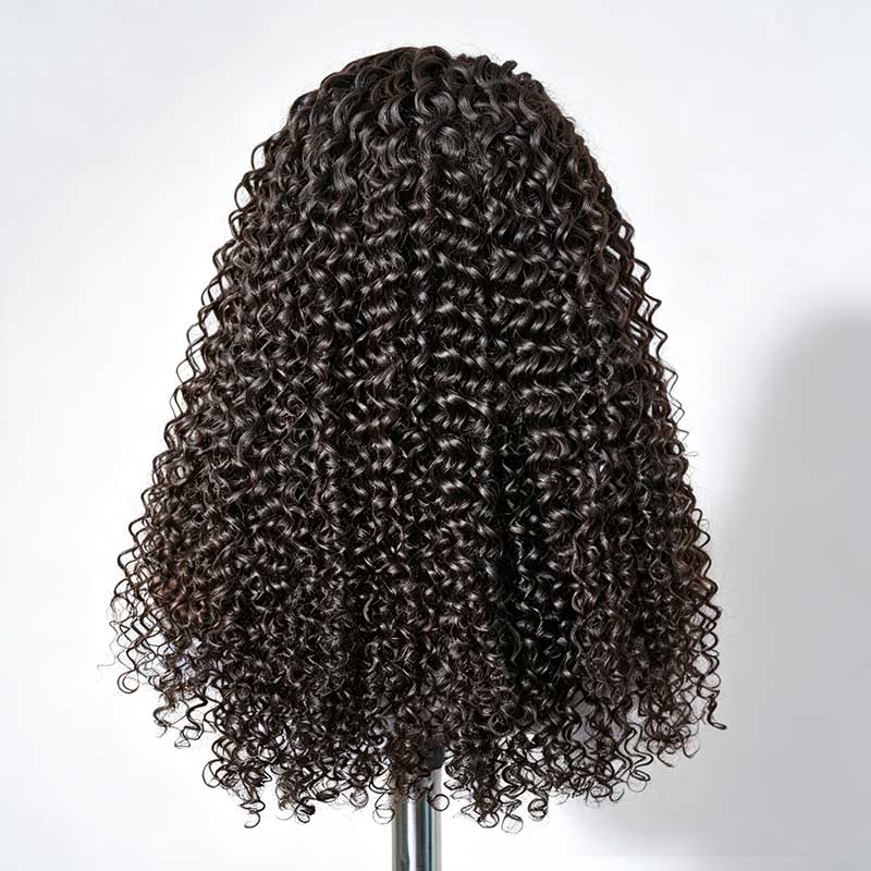 QVR Pre Everything Wear and Go Glueless Water Wave Lace Front Wig Voluminous Human Hair Wigs