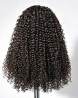 QVR Pre Everything Wear and Go Glueless Water Wave Lace Front Wig Voluminous Human Hair Wigs