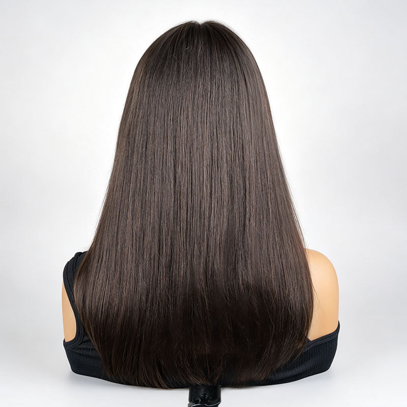 QVR Straight 9x6 Layered Short Human Hair Wig Wear and Go Glueless Bob Wig for Black Women