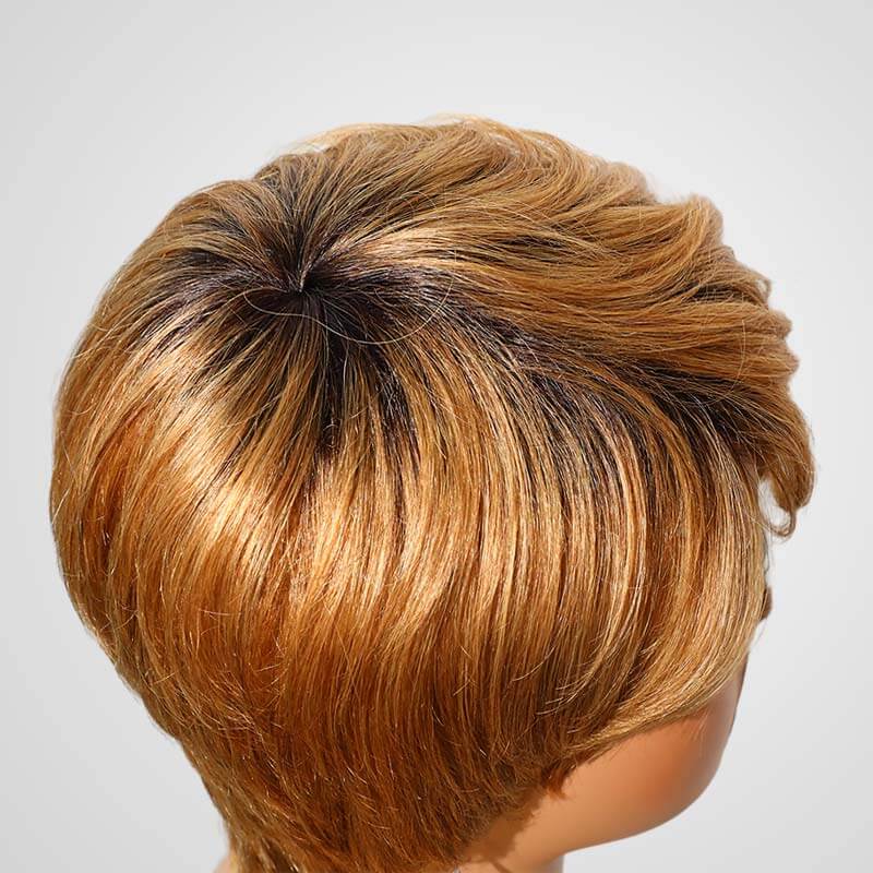 100% human hair pixie cut wigs, perfect for black women