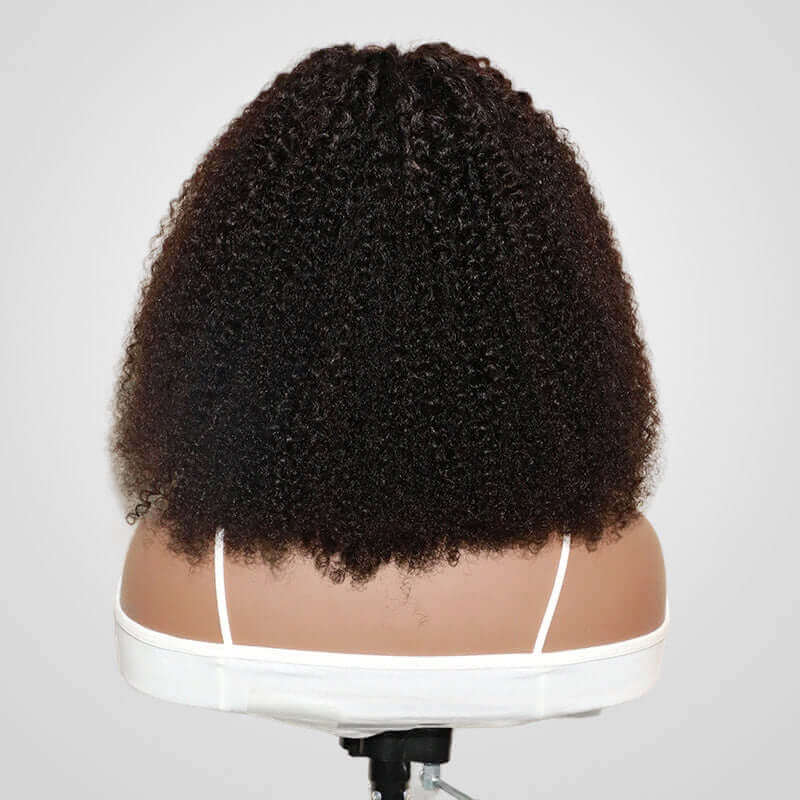 human hair lace wigs v part kinky curly for confident black women