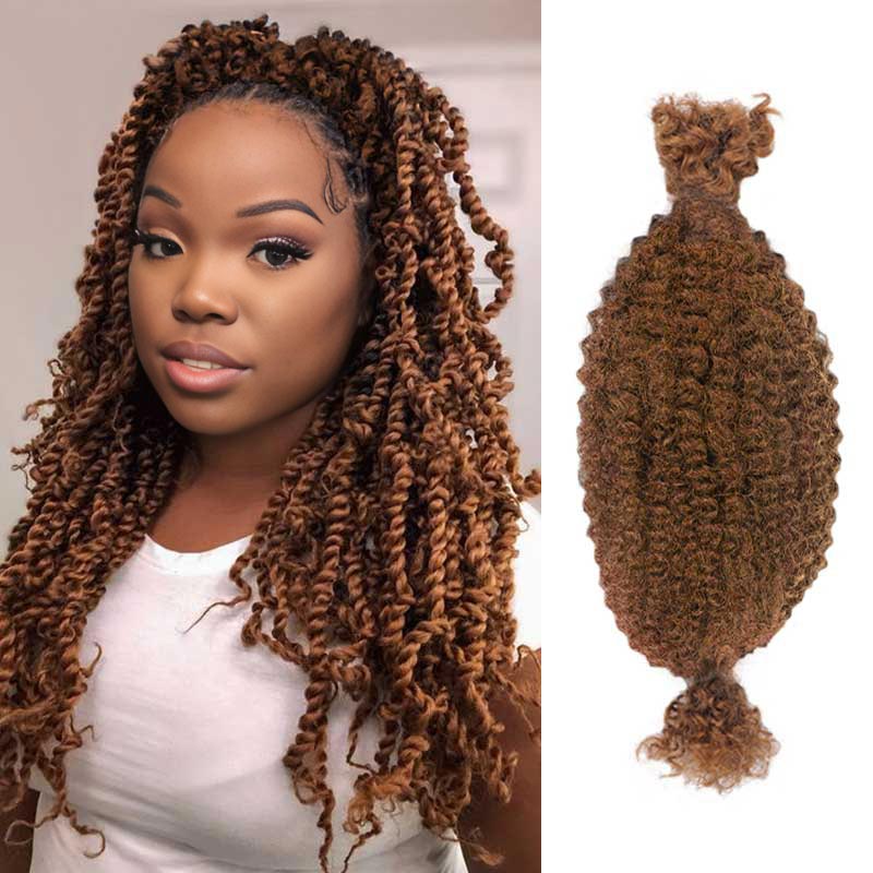 light auburn human hair spring twists