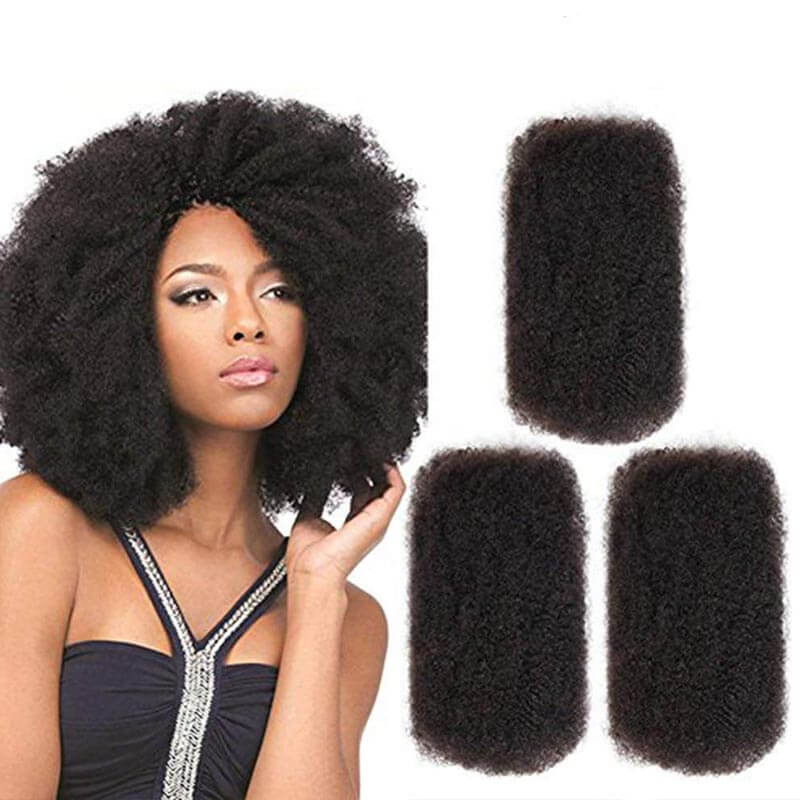 3pcs afro kinky bulk hair