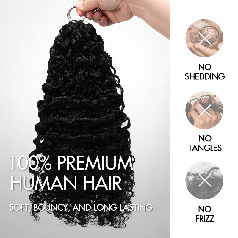 qvr braiding extensions human hair crochet braids, high quality and long lasting