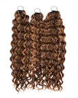 QVR Water Wave Feather Crochet Human Hair Highlight 
