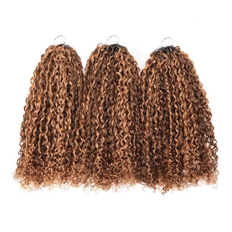 QVR Ramen Curl Feather Crochet Human Hair Highlight 