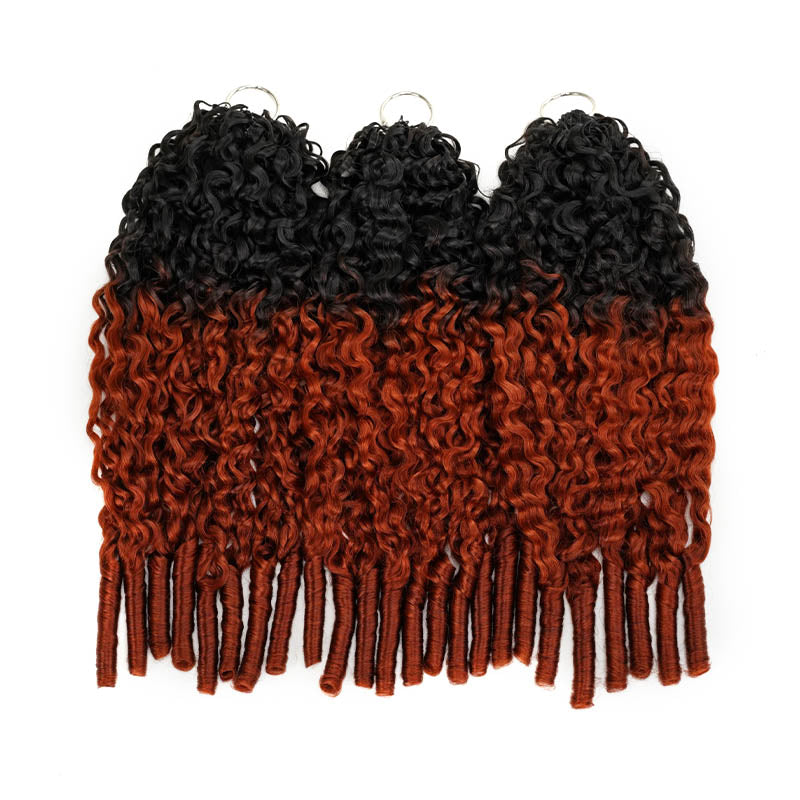 QVR Burmese Curly Feather Crochet Human Hair 