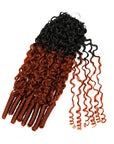 QVR Burmese Curly Feather Crochet Human Hair 