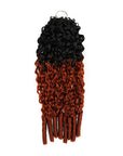 QVR Burmese Curly Feather Crochet Human Hair 