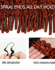 QVR Burmese Curly Feather Crochet Human Hair 