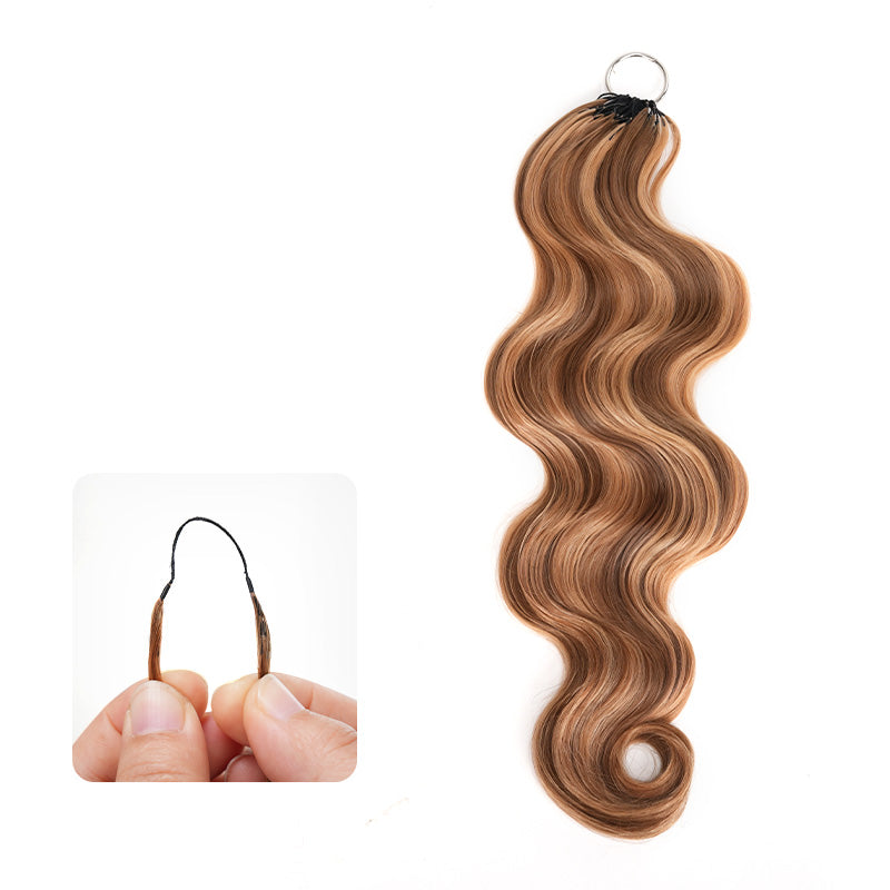 QVR Body Wave Feather Crochet Human Hair Highlight 
